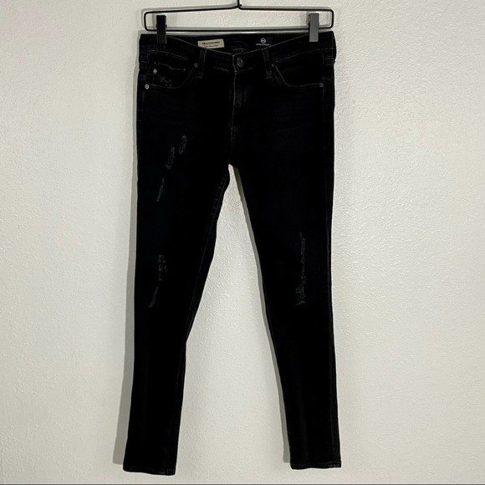 Adriano Goldschmied Legging Ankle Jeans Women's Size 27 Super Skinny Distressed